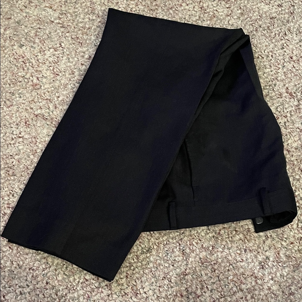 Hugo boss 100% wool dark charcoal dress pants - 34
